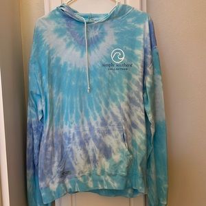 Simply southern tie-dyed hoodie, size XXL